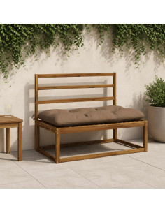 Cuscino per panchina VIANEN 100% Poliestere Tortora