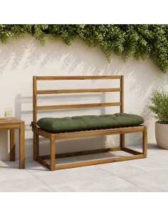 Cuscino per panchina VIANEN 100% Poliestere Verde Oliva