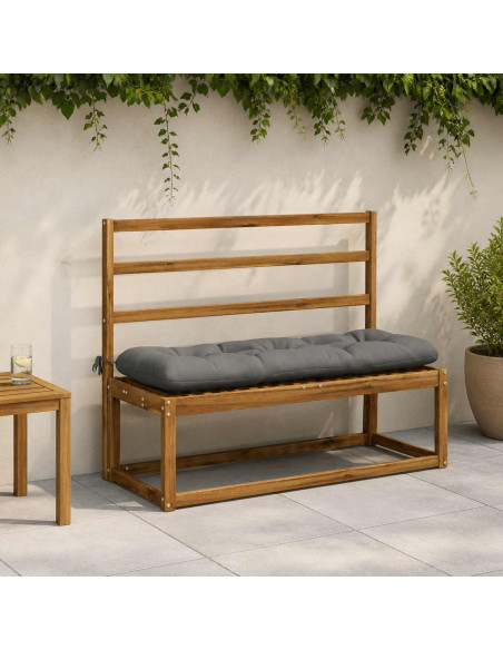 Cuscino per panchina VIANEN 100% Poliestere Grigio