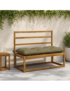 Cuscino per panchina VIANEN 100% Poliestere Verde Oliva