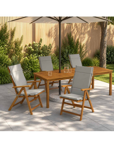 Cuscini per Sedia Alta in 4 Pezzi GEMERT 4 pcs 100% Poliestere