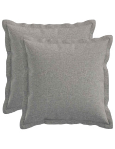 Cuscino con cuscino HOUTEN 2 pz Grigio Nuvola Lino