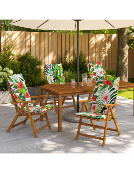 Cuscini per Sedia Alta in 4 Pezzi GEMERT 4 pcs 100% Poliestere