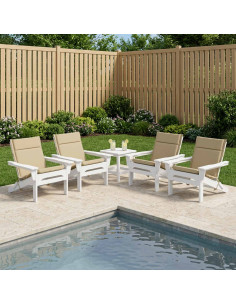 Cuscini per Sedia Alta in 6 Pezzi GEMERT 6 pcs 100% Poliestere