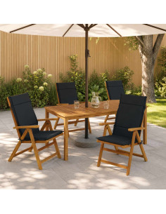 Cuscini per Sedia Alta in 4 Pezzi GEMERT 4 pcs 100% Poliestere