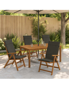 Cuscini per Sedia Alta in 4 Pezzi GEMERT 4 pcs 100% Poliestere