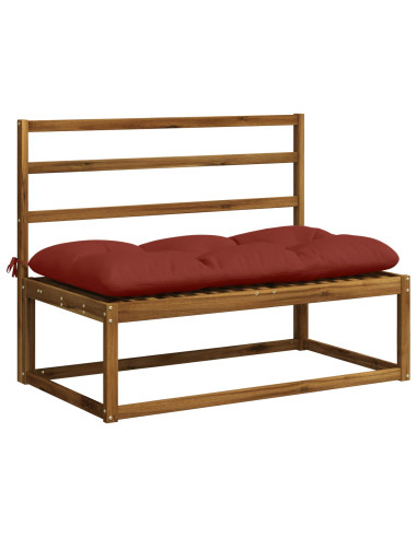 Cuscino per panchina VIANEN 100% Poliestere Rosso