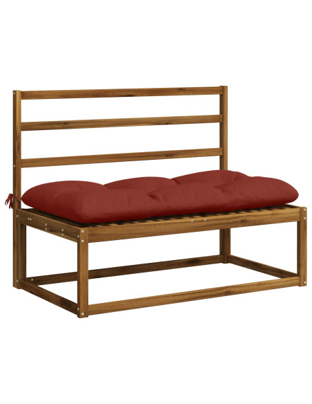 Cuscino per panchina VIANEN 100% Poliestere Rosso