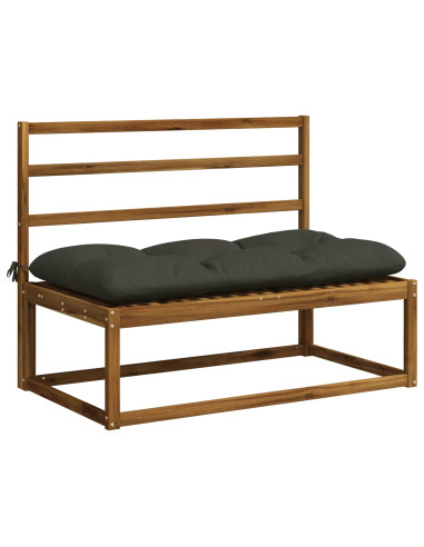 Cuscino per panchina VIANEN 100% Poliestere Antracite