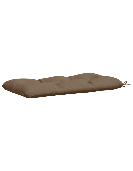 Cuscino per panchina VIANEN 100% Poliestere Tortora