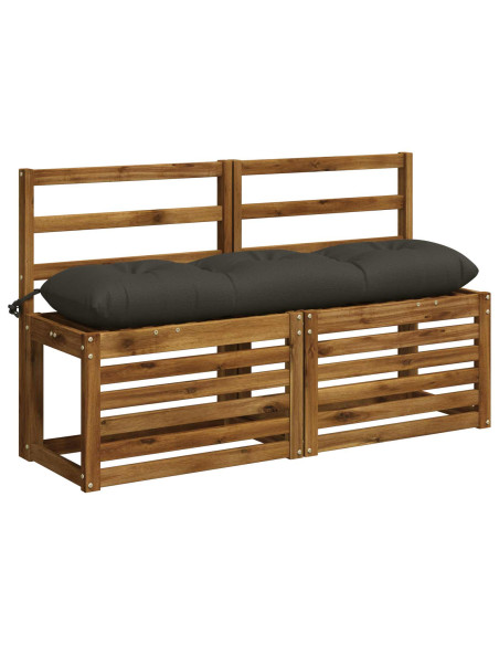 Cuscino per panchina VIANEN 100% Poliestere Antracite