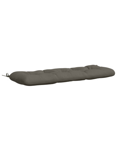 Cuscino per panchina VIANEN 100% Poliestere Grigio