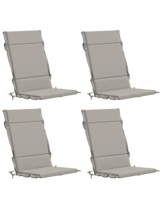 Cuscini per Sedia Alta in 4 Pezzi GEMERT 4 pcs 100% Poliestere 2