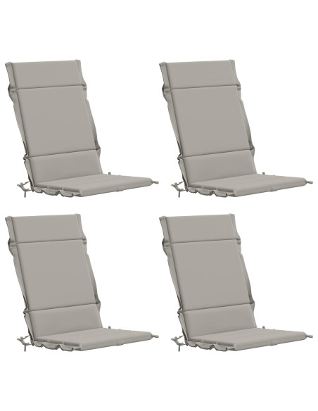 Cuscini per Sedia Alta in 4 Pezzi GEMERT 4 pcs 100% Poliestere