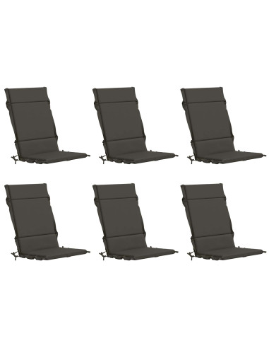 Cuscini per Sedia Alta in 6 Pezzi GEMERT 6 pcs 100% Poliestere