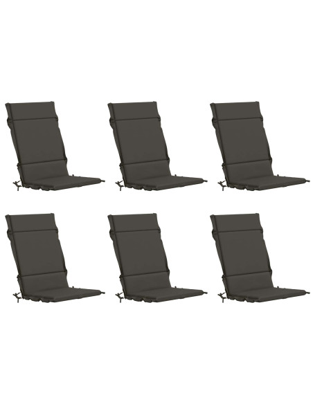 Cuscini per Sedia Alta in 6 Pezzi GEMERT 6 pcs 100% Poliestere