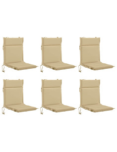 Cuscini per Sedia Alta in 6 Pezzi GEMERT 6 pcs 100% Poliestere 2