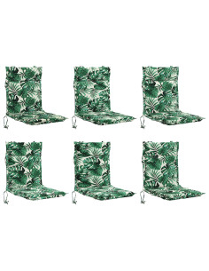 Cuscini per Sedia Alta in 6 Pezzi GEMERT 6 pcs 100% Poliestere 2