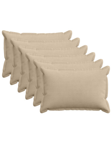 Federa 6 pz HOUTEN Tortora 30 x 50 cm corduroy