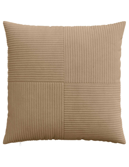 Federa 2 pcs ALMELO Marrone 55 x 55 cm corduroy