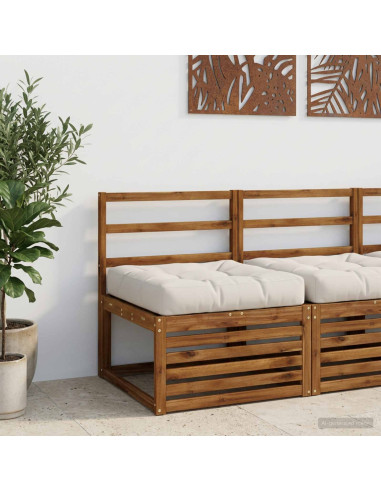 Cuscino per Sedia in Unico Pezzo VIANEN 100% Poliestere Bianco