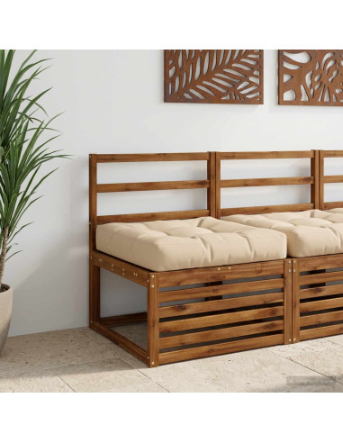 Cuscino per Sedia in Unico Pezzo VIANEN 100% Poliestere Crema