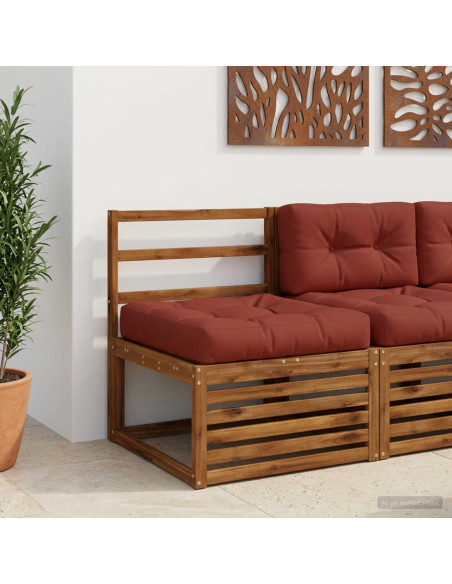 Cuscino per Sedia in Unico Pezzo VIANEN 100% Poliestere Rosso
