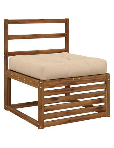 Cuscino per Sedia in Unico Pezzo VIANEN 100% Poliestere Crema