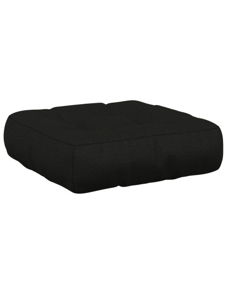 Cuscini per Sedia in 4 Pezzi VIANEN 4 pcs 100% Poliestere Nero