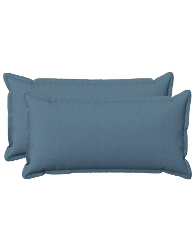 Federa 2 pcs HOUTEN Blu jeans 40 x 80 cm Lino