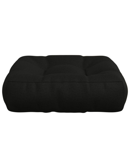 Cuscini per Sedia in 4 Pezzi VIANEN 4 pcs 100% Poliestere Nero