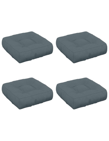 Cuscini per Sedia in 4 Pezzi VIANEN 4 pcs 100% Poliestere Blu