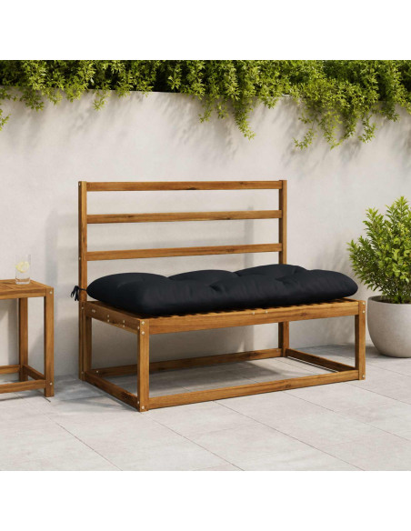 Cuscini per Panchina a 2 Pezzi VIANEN 100% Poliestere Blu Scuro