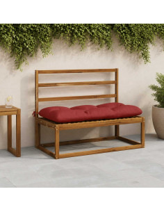Cuscini per Panchina a 2 Pezzi VIANEN 100% Poliestere Rosso