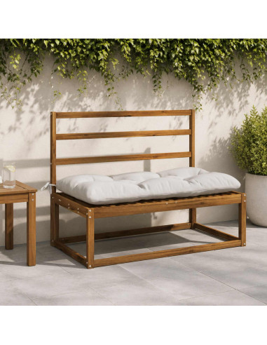 Cuscini per Panchina a 2 Pezzi VIANEN 100% Poliestere Bianco