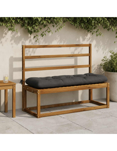 Cuscino per panchina VIANEN 100% Poliestere Antracite