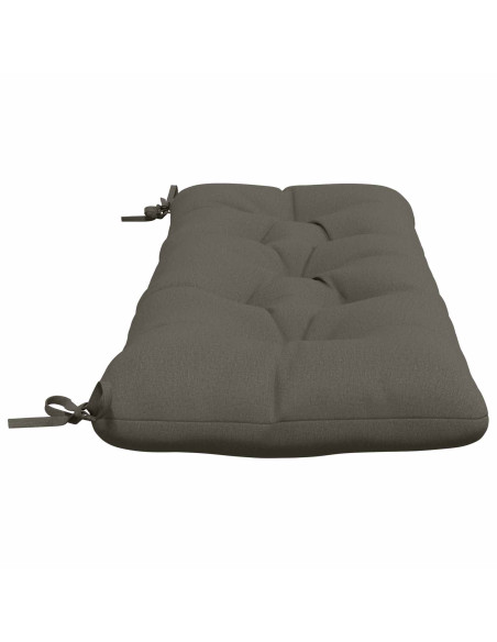 Cuscini per Panchina a 2 Pezzi VIANEN 100% Poliestere Grigio