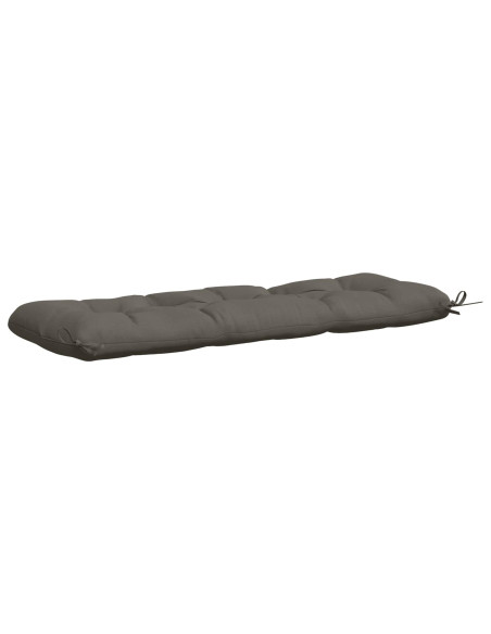 Cuscini per Panchina a 2 Pezzi VIANEN 100% Poliestere Grigio