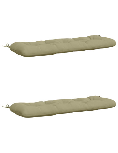 Cuscini per Panchina a 2 Pezzi VIANEN 100% Poliestere