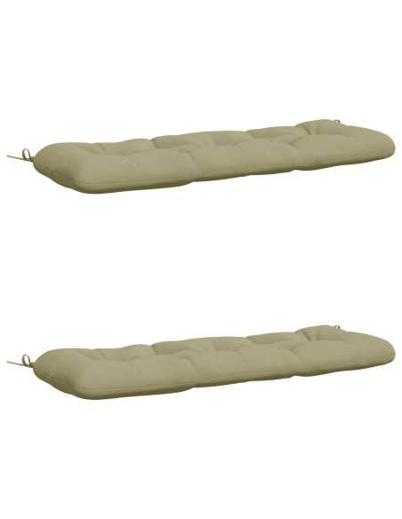 Cuscini per Panchina a 2 Pezzi VIANEN 100% Poliestere