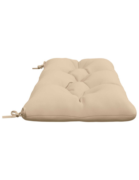 Cuscini per Panchina a 2 Pezzi VIANEN 100% Poliestere Crema