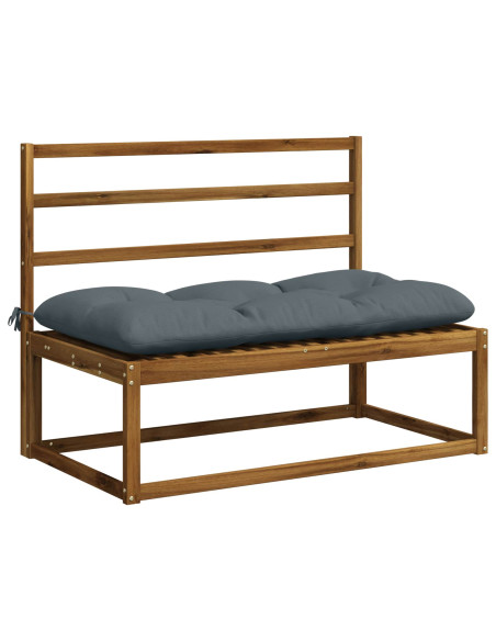 Cuscini per Panchina a 2 Pezzi VIANEN 100% Poliestere Blu