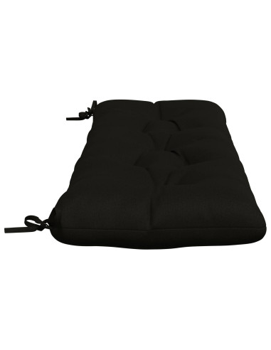 Cuscini per Panchina a 2 Pezzi VIANEN 100% Poliestere Nero