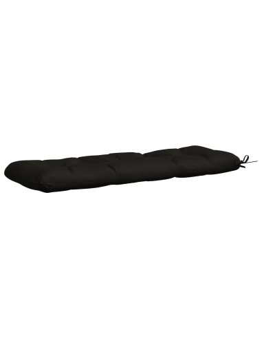 Cuscini per Panchina a 2 Pezzi VIANEN 100% Poliestere Nero