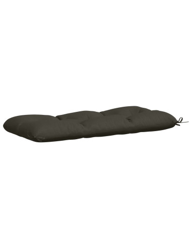 Cuscini per Panchina a 2 Pezzi VIANEN 100% Poliestere Antracite