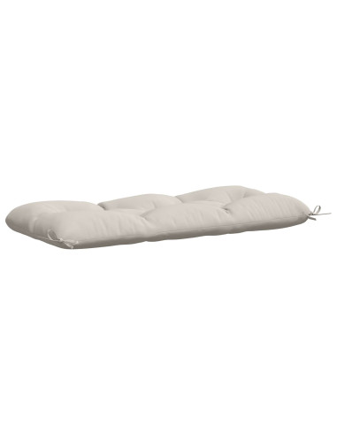 Cuscini per Panchina a 2 Pezzi VIANEN 100% Poliestere Bianco