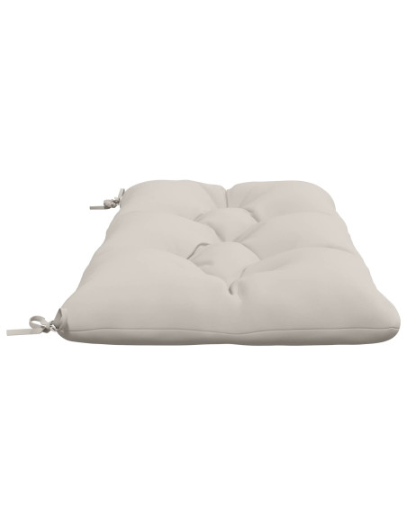 Cuscini per Panchina a 2 Pezzi VIANEN 100% Poliestere Bianco