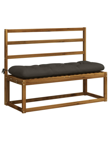 Cuscino per panchina VIANEN 100% Poliestere Antracite