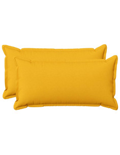 Federa 2 pz HOUTEN Giallo Chiaro 40 x 80 cm Lino