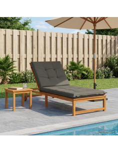 Cuscino per Lettino GEMERT 100% Poliestere Grigio